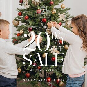 Holiday Sale! 20%Off @thevintageteddy